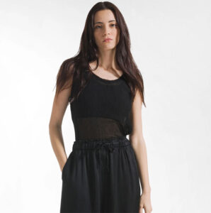 Satijnen palazzobroek