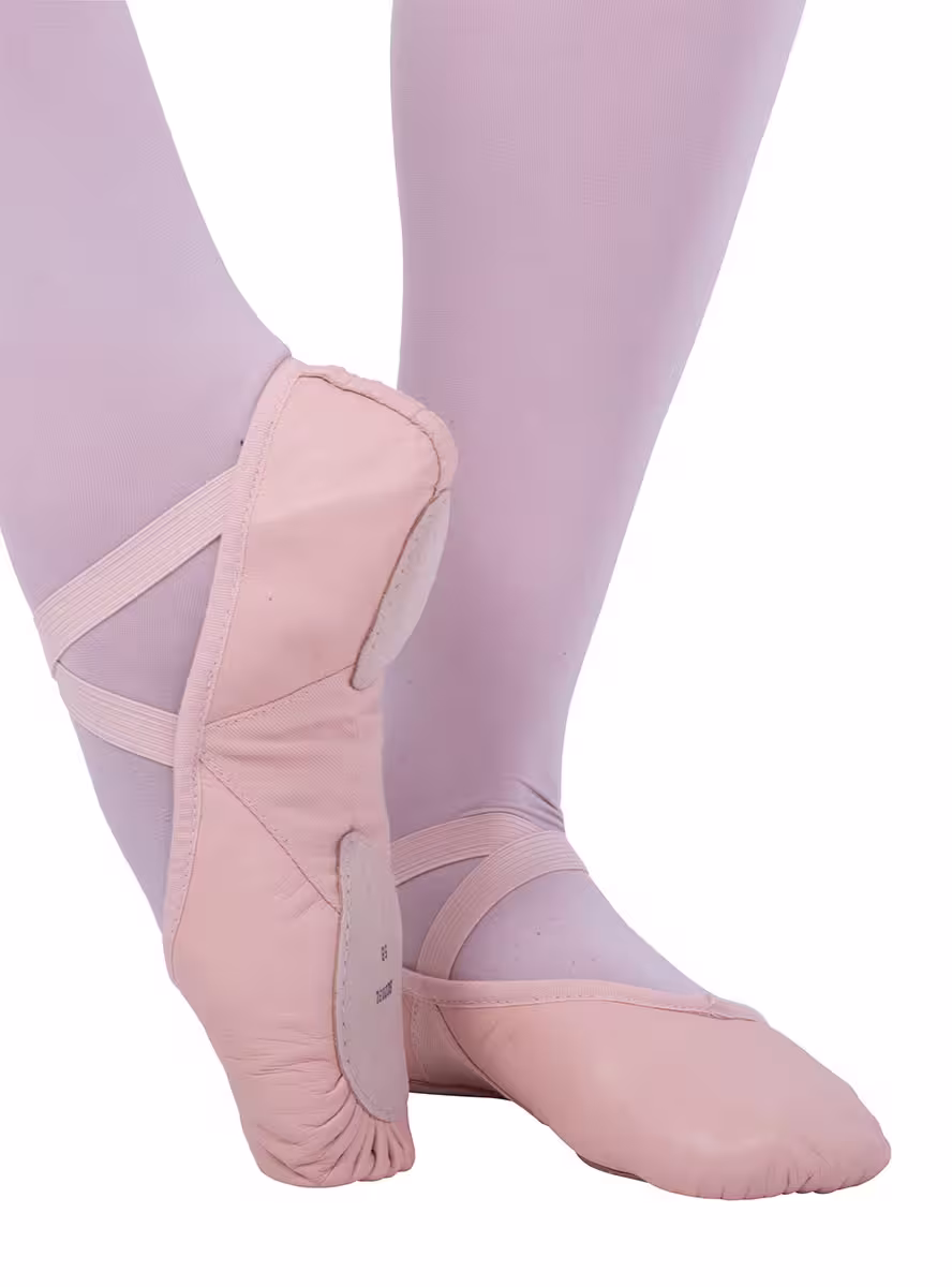 Leren balletschoen van Bloch.