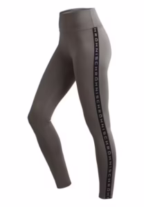 Mooie legging met hoge taille en logband