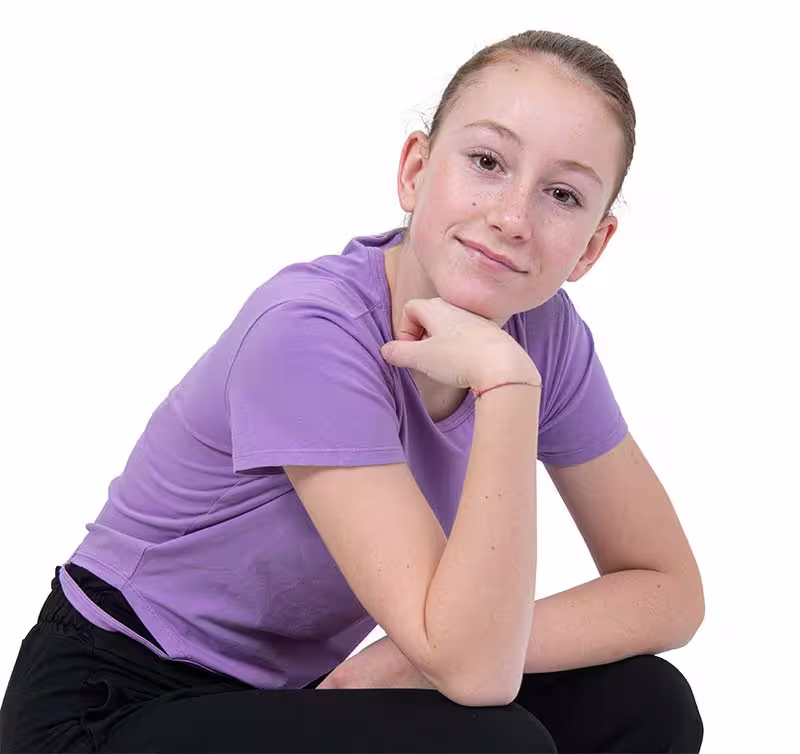 Shirtje met open zijkant