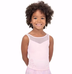 Rokje met een printje in roze en een klein glitter steentje